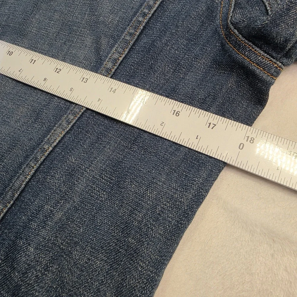 J.Crew Denim Jacket Womens Small Classic Blue Jean Button Front Trucker